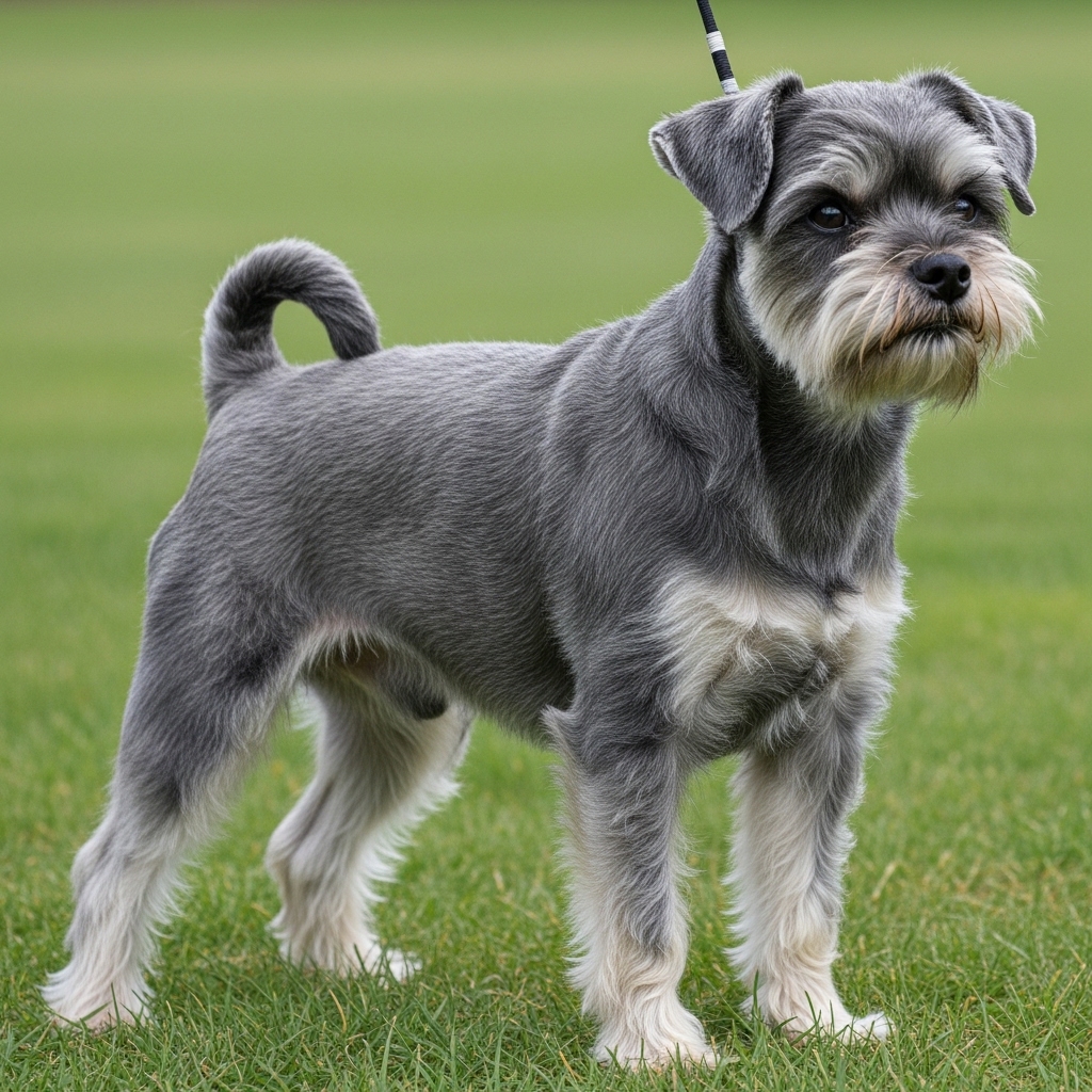 Афенпинчер - Срібло-сірий