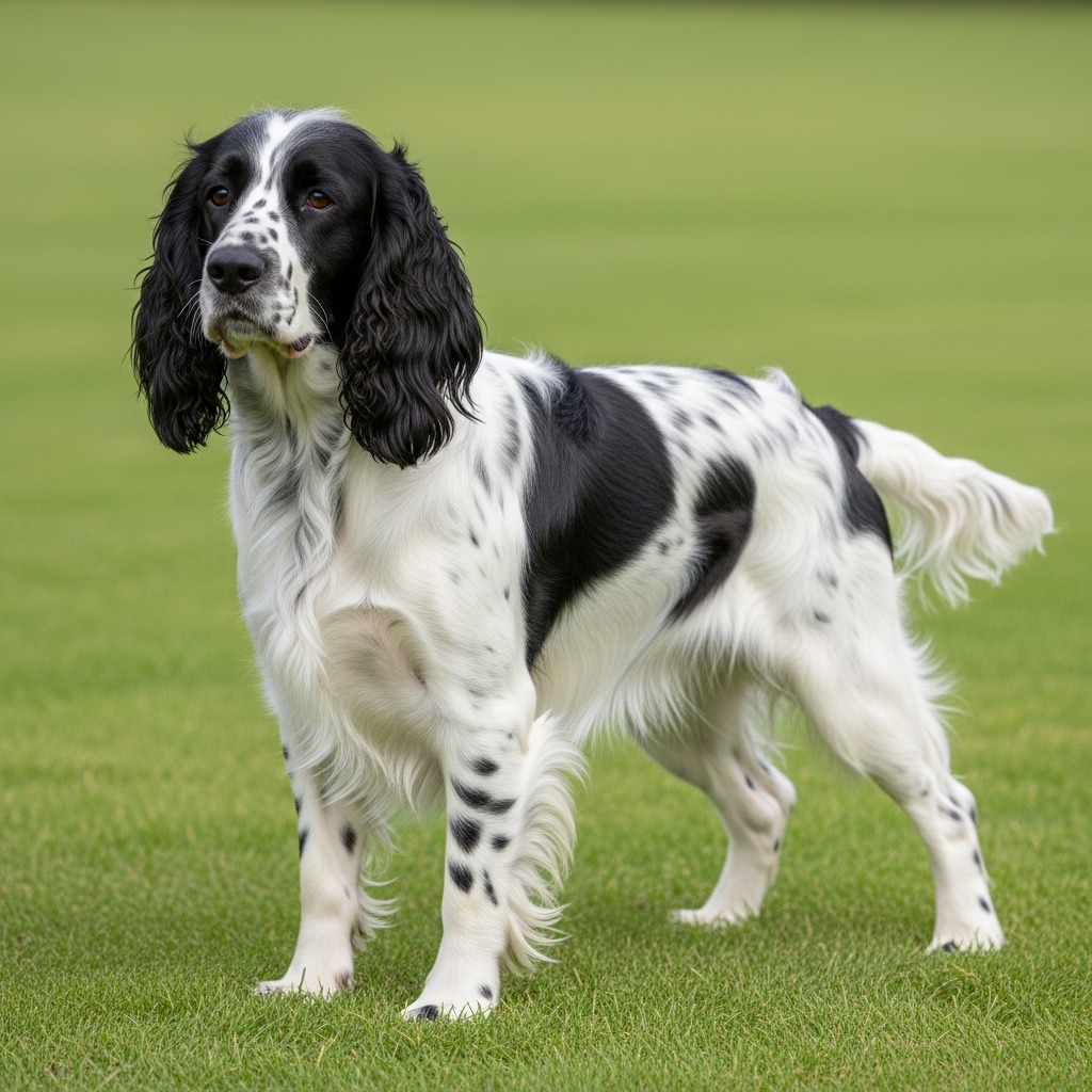 Англійський спрингер-спанієль - Чорно-білий